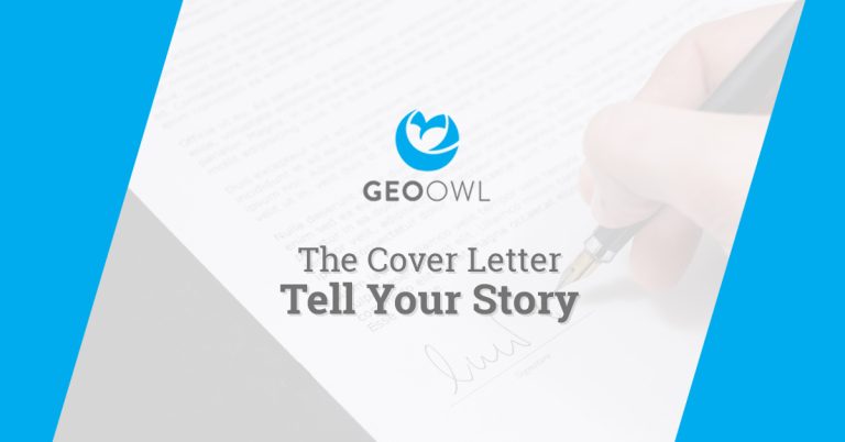 Cover Letter | Geo Owl | Geo Careers